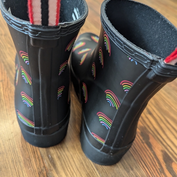 Hunter Boot Women's Play Mini Short Rain Boot Rainbow 10 Medium US - Picture 8 of 10